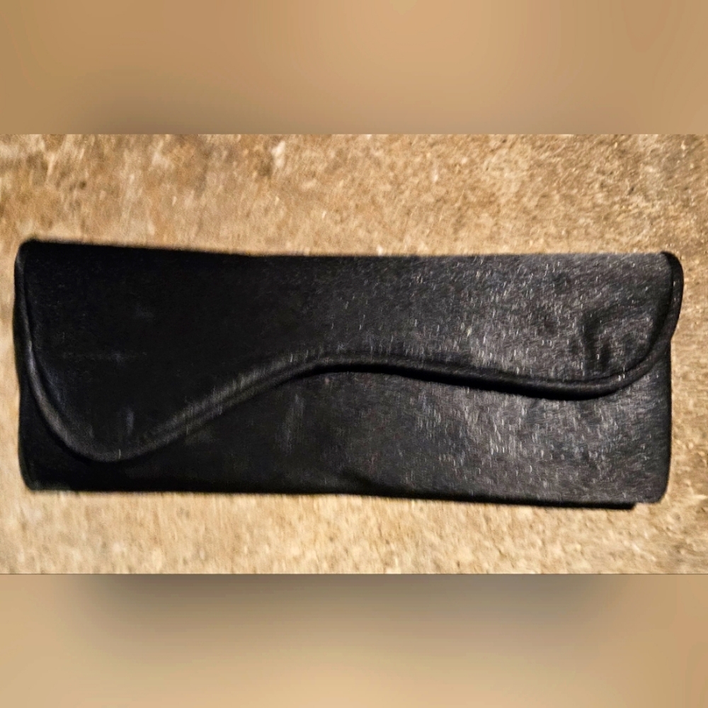 Black Satin Clutch